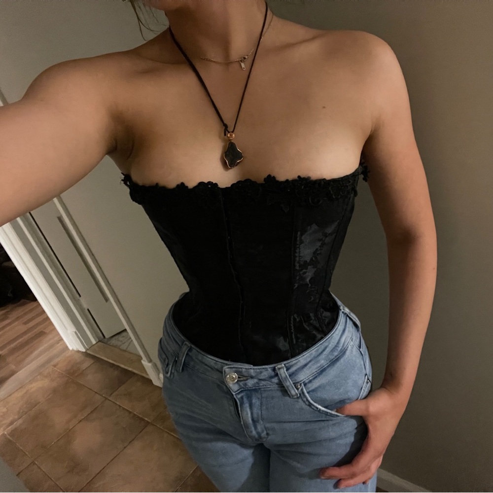 VICTORIAS SECRET VINTAGE CORSET + STEAL BONED UNDERBUST CORSET DEAL